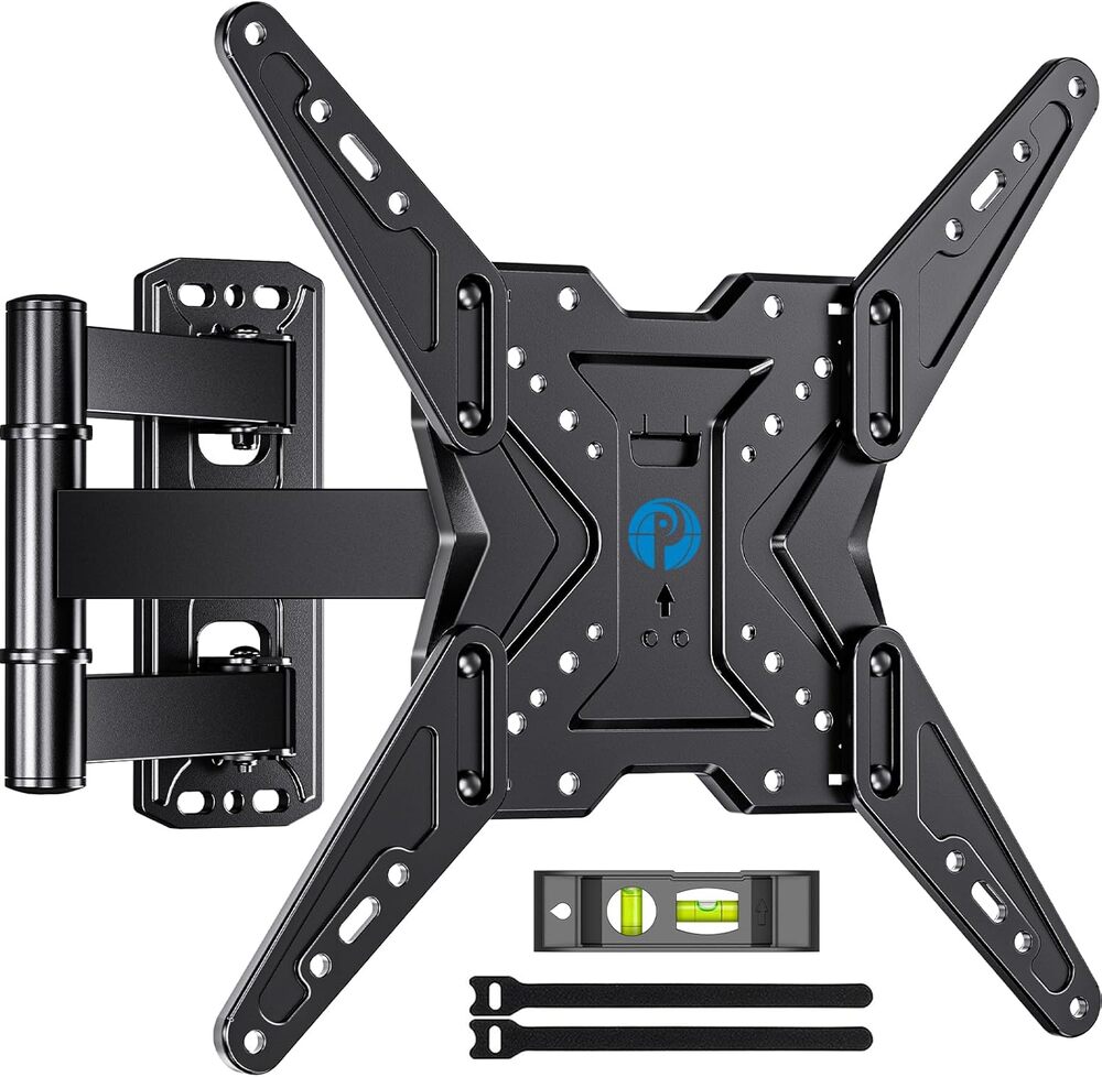 Pipishell Full Motion TV Wall Mount 26-60in TV, 55in compatible